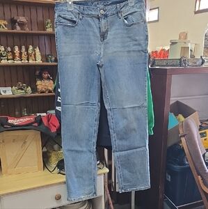 Maurices Women's Straight Leg Jeans - Light Blue